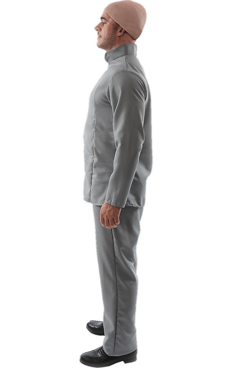 Orion Costumes Mens Dr Evil Villain 70s Austin Powers Grey Suit Film Fancy Dress Extra Large