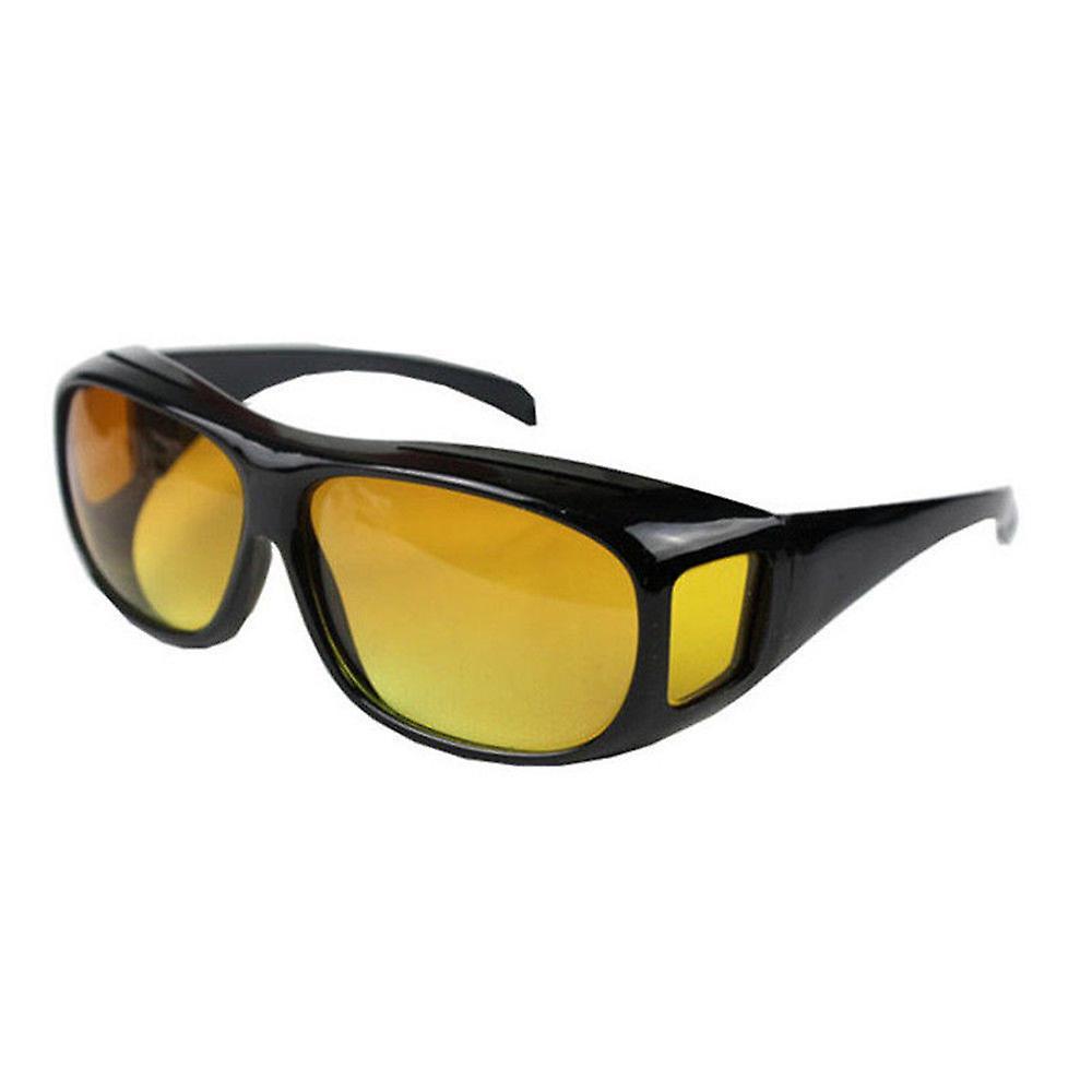 Boolavard Night Sight Night Driving Over Glasses UV Wind Protection yellow