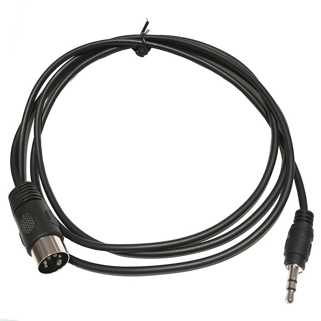 Unbrand Professional 3.5mm to 5-Pin Din Cable for Midi Audio Equipment Accessories