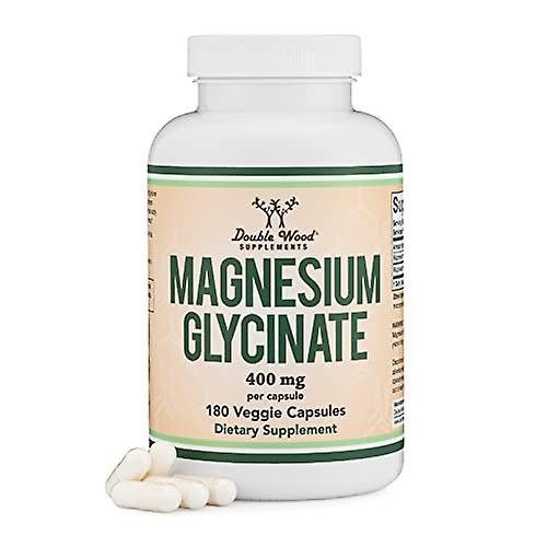 Double wood supplements magnesium glycinate 400mg 180 capsules