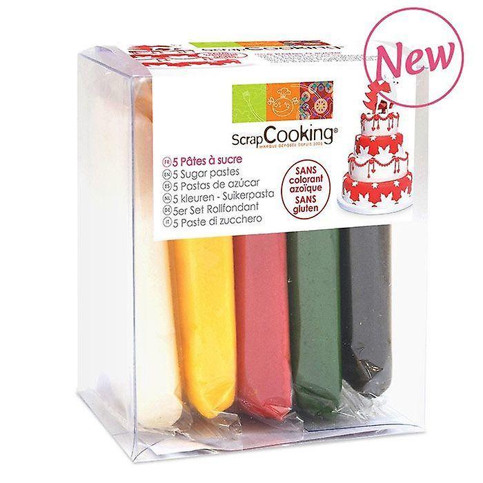 ScrapCooking 5 Christmas sugar pastes Multicolored