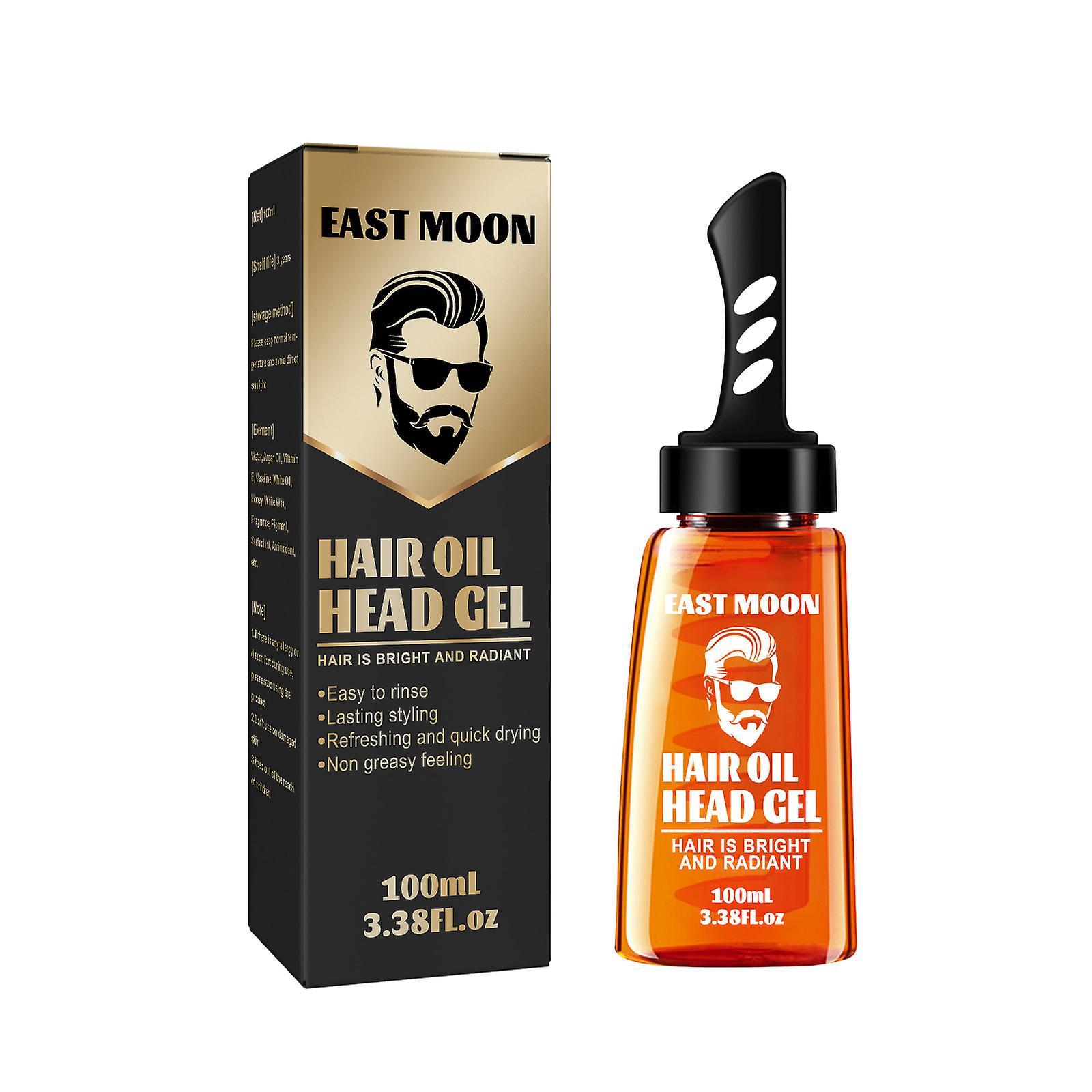 Taishh Hair Setting Gel With Dip Comb Men Styling Wax Solution 100ml Multicolor