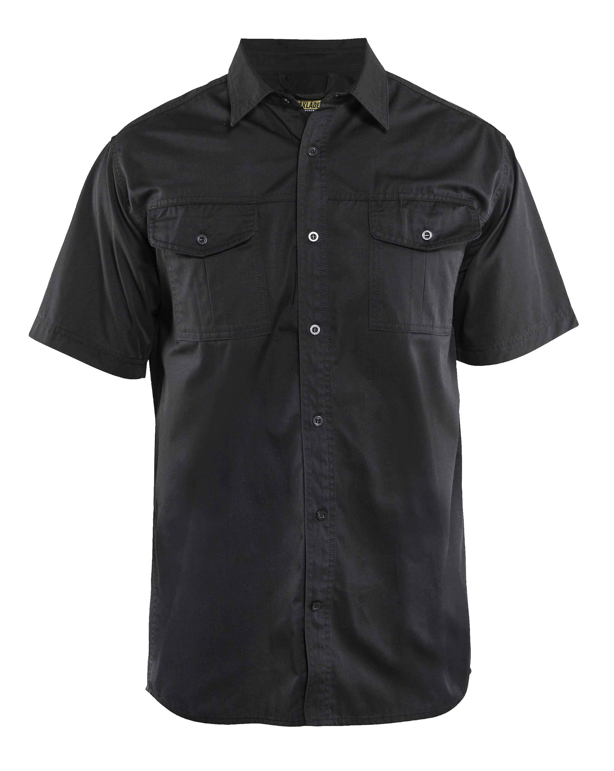 Blaklader 3296 workwear twill shirt - mens (32961190) Black Xxl