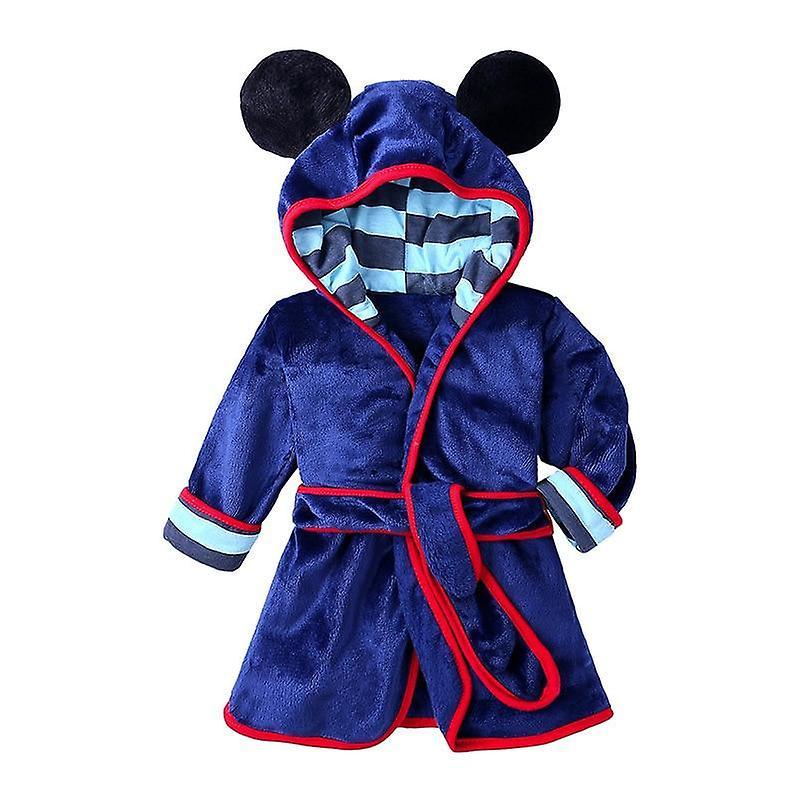 Slowmoose Cute Comfortable Bathrobe Height 120cm / Blue