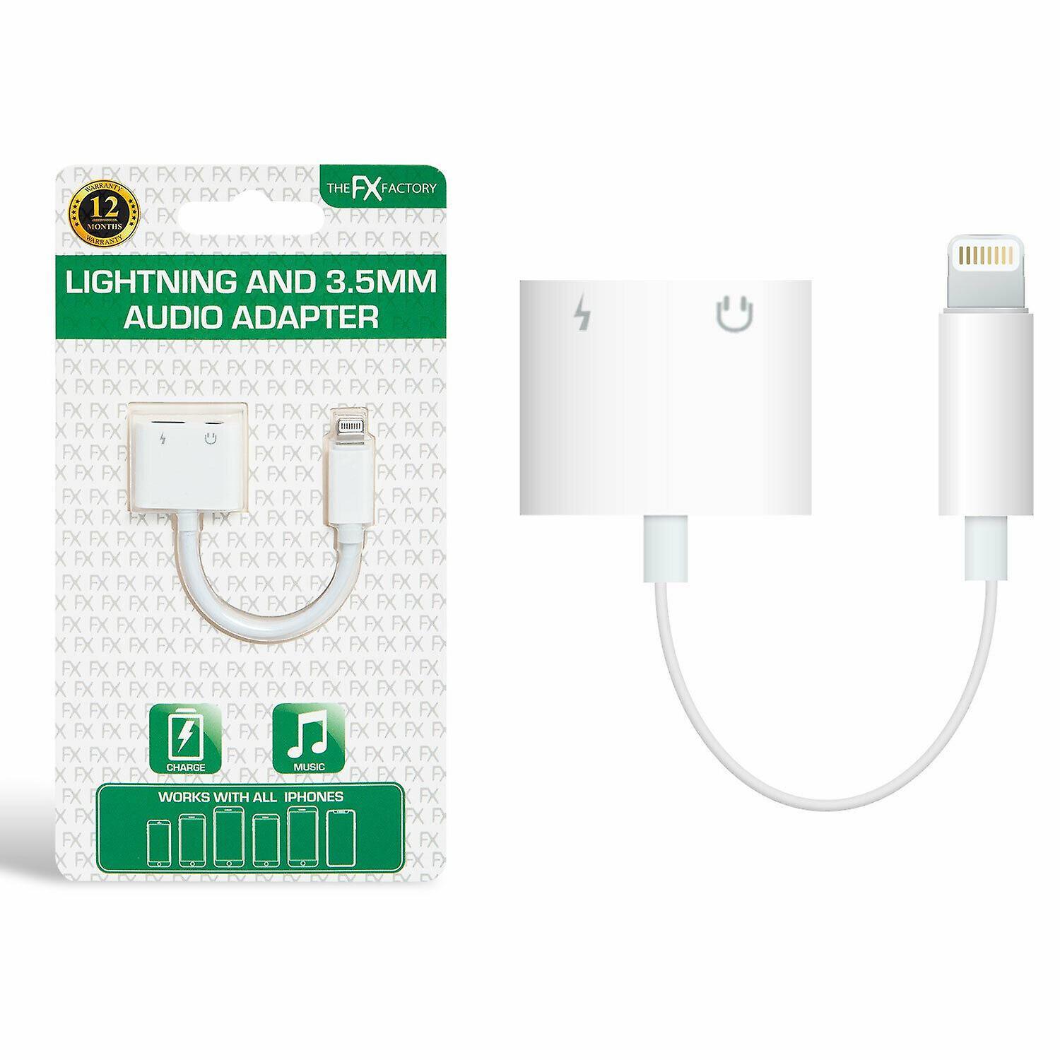 iPhone Adapter To 3.5mm Audio Adapter Jack Cable & 'Lighting Cable'