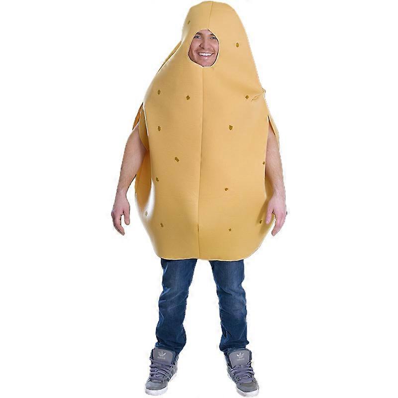 Skwtlv Unisex Adult Women Halloween Cosplay Men Potato Costume Khaki Adult Size