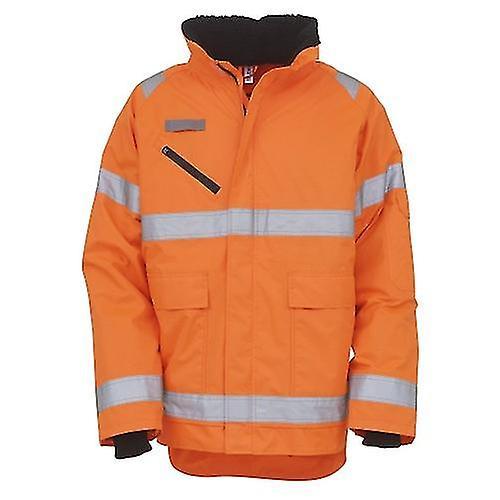 Yoko Unisex Hi-Vis Fontaine Storm Jacket Yellow S