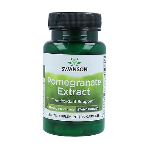 Swanson Superior herbs pomegranate extract - standardized 250 mg 60 capsules of 250mg