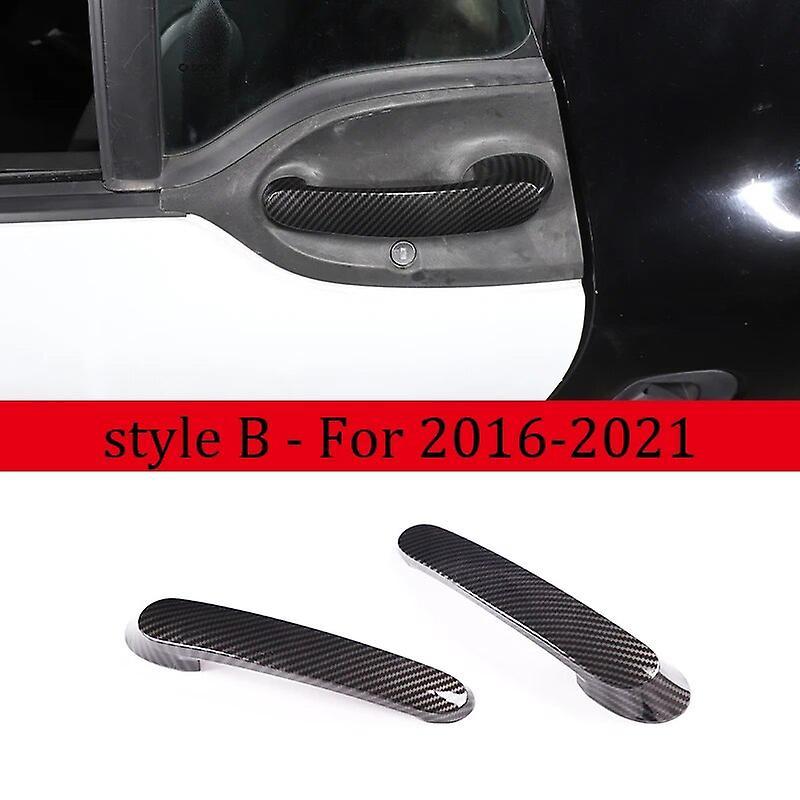 Cciyu Outside Door Handle Bowl Cover Trim Sticker For Mercedes Benz Smart 451 453 Fortwo Forfour 2009-2021 Lhd Car Styling Accessories B For 2016-2021