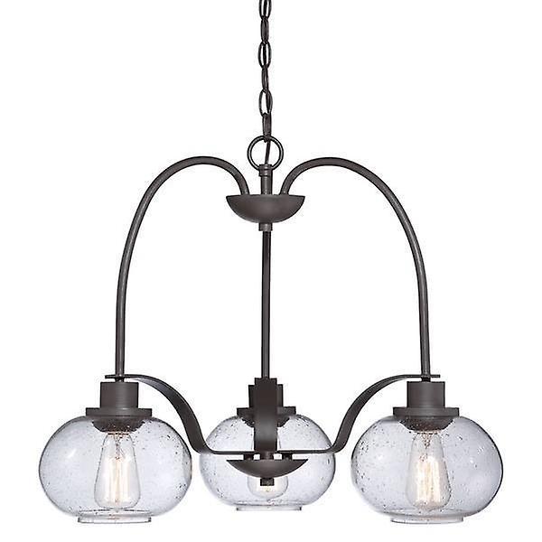 Trilogy Multi Arm Chandelier 3 Light Old Bronze Finish E27