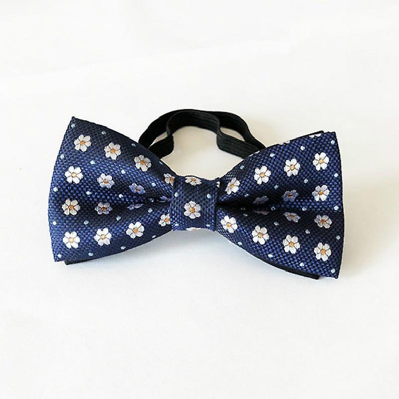 Slowmoose Adjustable And Elasticated Kids Suspenders With Bowtie Bow Tie Set flower