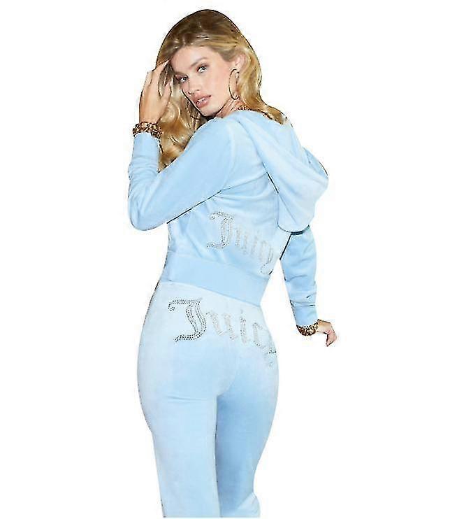 Walkbee Track Suits For Women Set Sweatsuits 2 Piece Tracksuit light blue L