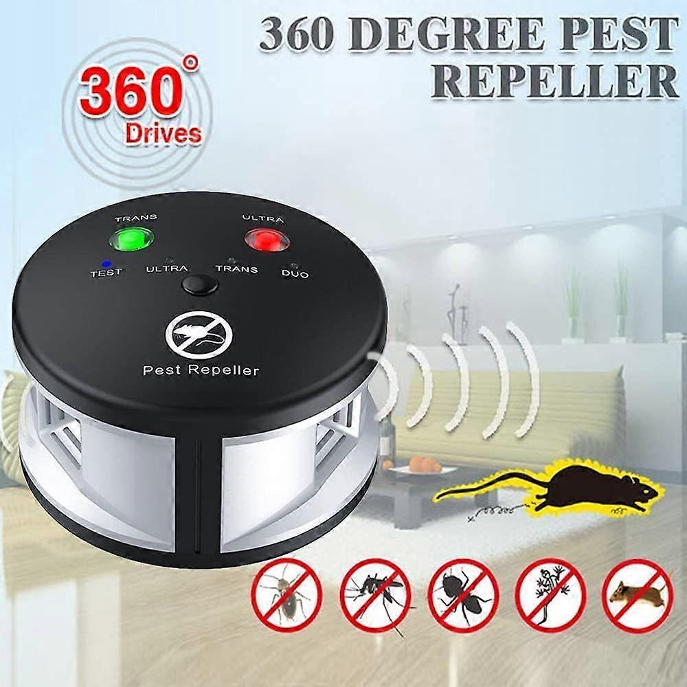 Shindat Ultrasonic Mouse Repeller Plug in, 4 in 1 Pest Repeller, Powerful Spider Repellent Plug In, 360 Rat Rodent Repellent Ultrasonic for Home, I...