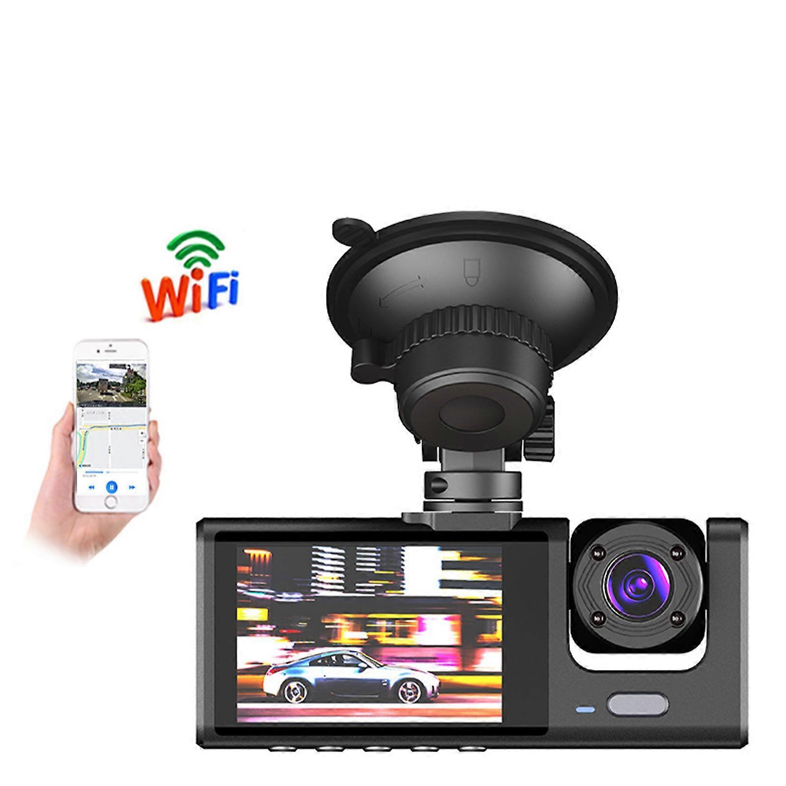 Unbrand Car Dash Cam Front Rear, 1080P Full HD Dash Camera for Cars, Dashcam Car Camera Driving Recorder With Night Vision Parking Monitor With rea...