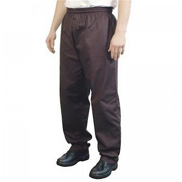 BonChef Baggy Mens Chef Trousers Black S