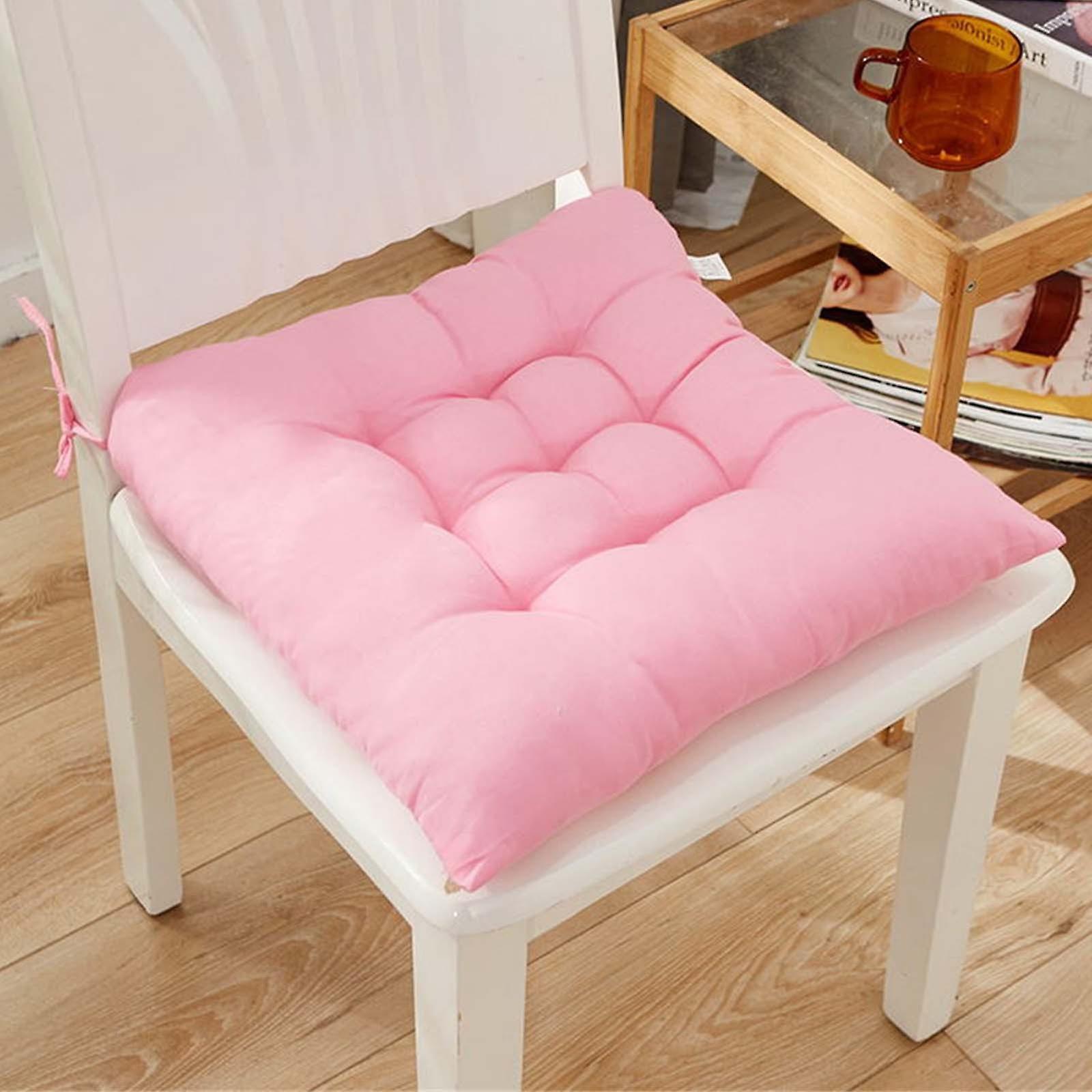 Baofu Home Kitchen Office Chair Seat Cushion Pads Pink C