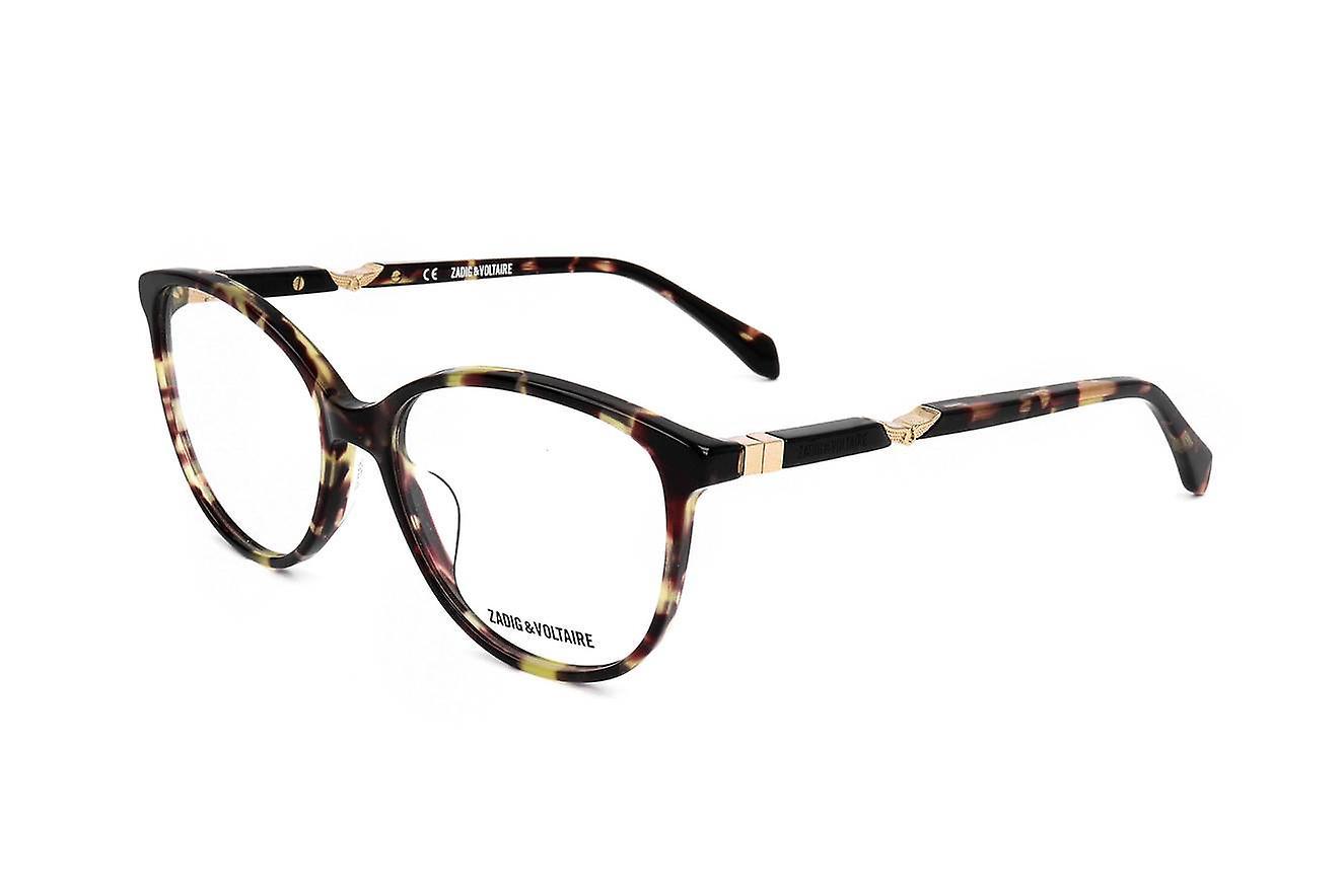 Eyewear Frames Zadig & Voltaire VZV252 05AW SHINY HAVANA/SOYA 53/16/135 WOMAN Brown 53 mm