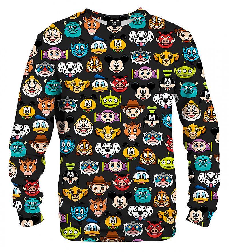 Mr Gugu & Miss Go Mr. Gugu Miss Go Cartoon Emoji sweater 2XL