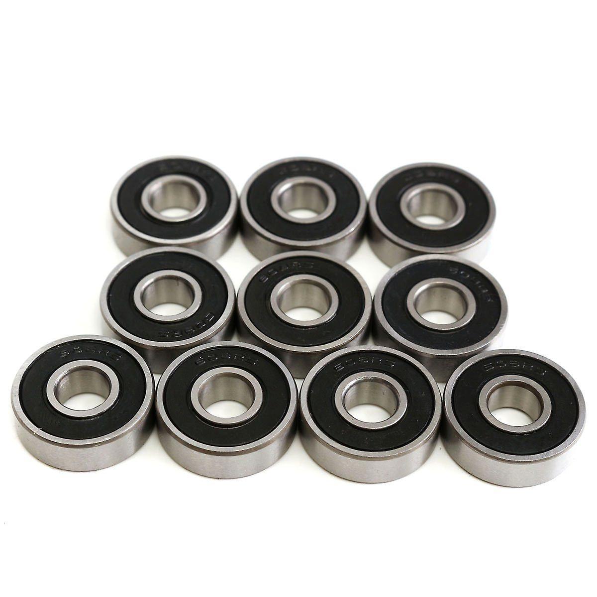 Slowmoose 10pcs Abec-5 608 2rs Skateboard Wheels Bearing