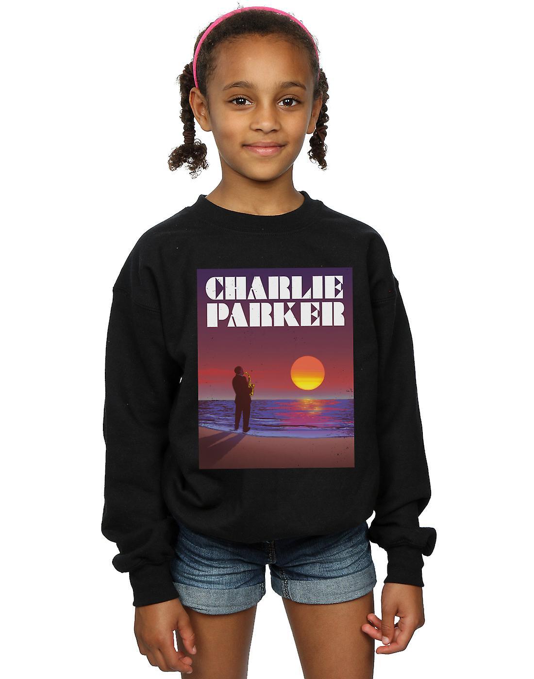 Absolute Cult Charlie Parker Girls Into The Sunset Sweatshirt Black 5-6 Years