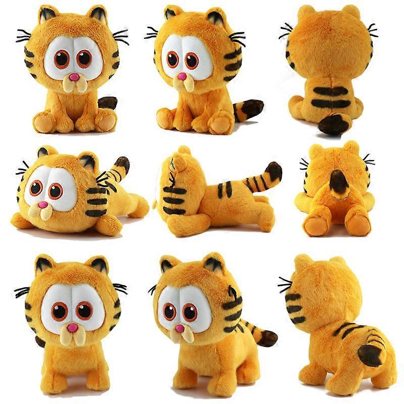 Bagadawang Garfield Stuffed Animal Doll Orange Cat Plush Toy for Kids Birthday Gift Style 03