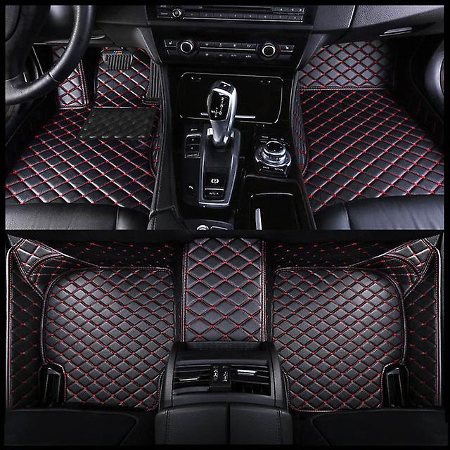 Mat Car Floor Mats For Ford Kuga 2008-2021 Years Foot Coche Accessories Carpets Black red