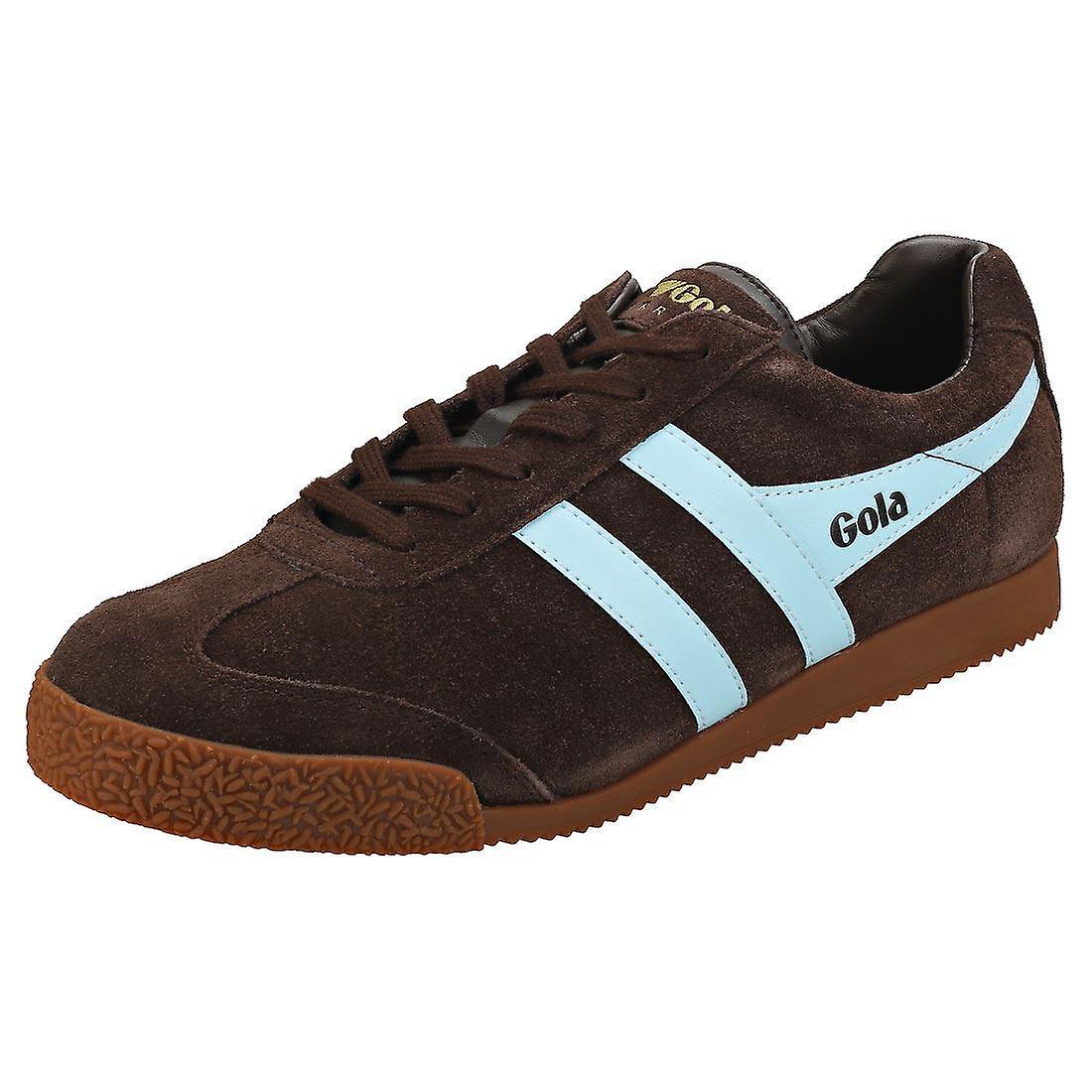 Gola Harrier Unisex Classic Trainers In Dark Brown 43 EU