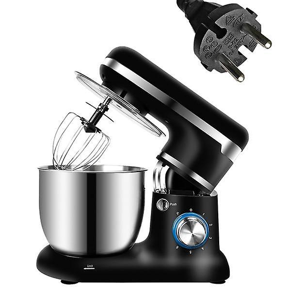 Slowmoose 1200w 4l Stainless Steel Bowl Egg Whisk Blender Cake Dough Bread Mixer Maker 220-240V BLACK EU