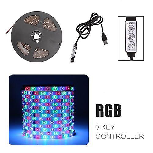 GreenZech Usb led strip flexible lamp smd 2835 desk decor screen tv background lighting Rgb 4m