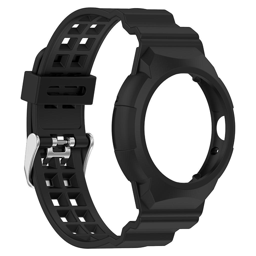 Unbrand Replacement Band Quick Release Silicone Wriststrap Soft Belt for Watch Black