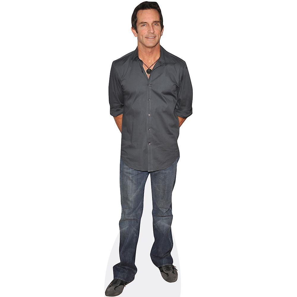 Celebrity Cutouts Jeff Probst (Jeans) Cardboard Cutout (lifesize OR mini size). Standee. Stand Up. Mini Cutout