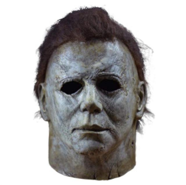 2023michael Myers Masks Halloween Horror Cosplay Costume Latex Props Latex Horror Scary Masks For Adult Cosplay Costume Grey 05