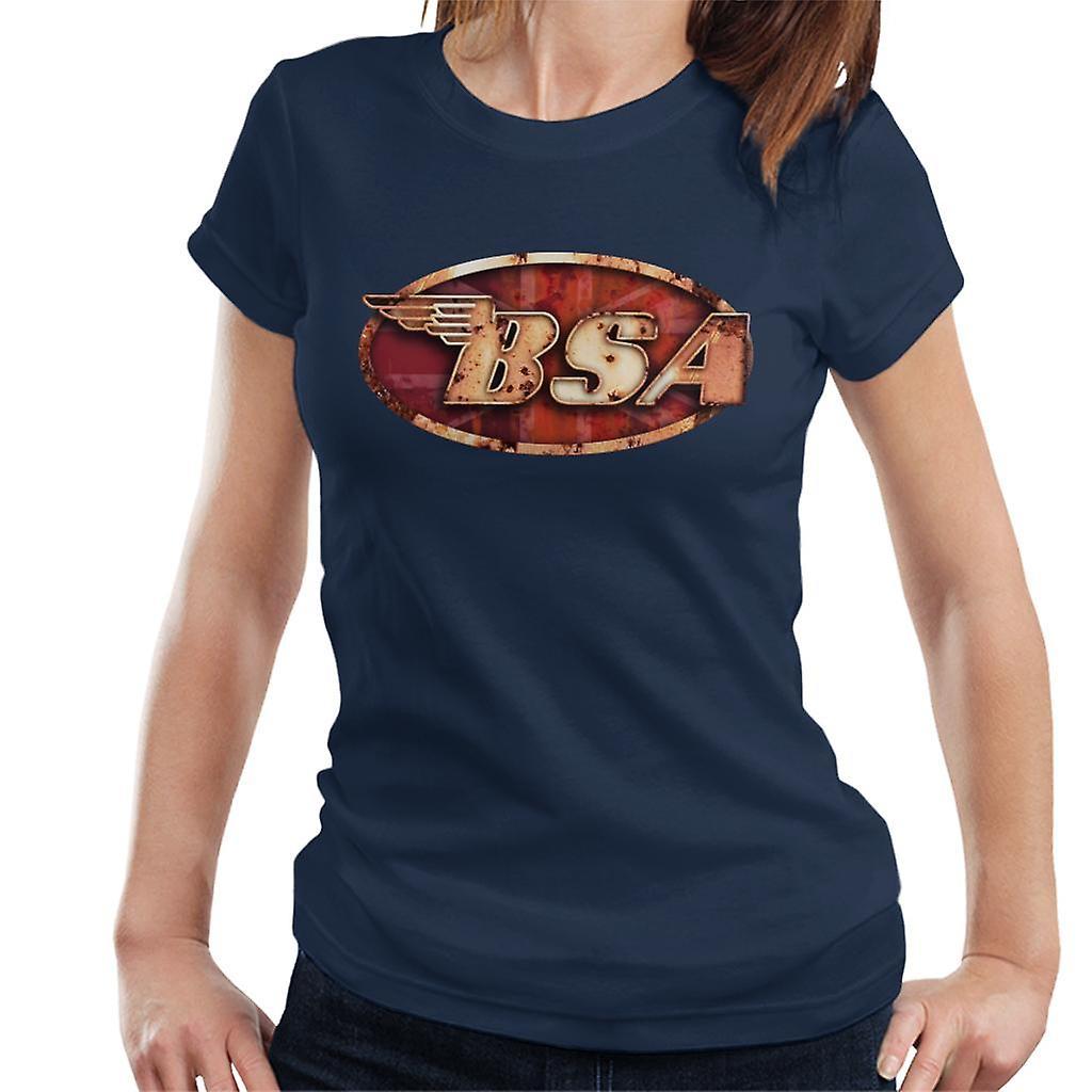 BSA Copper Logo Women's T-Shirt Navy Blue XX-Large