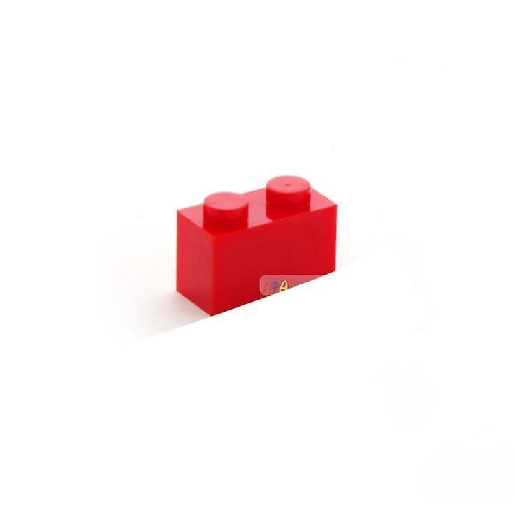 Slowmoose Building Blocks - Thick Figures Bricks Red 100pcs