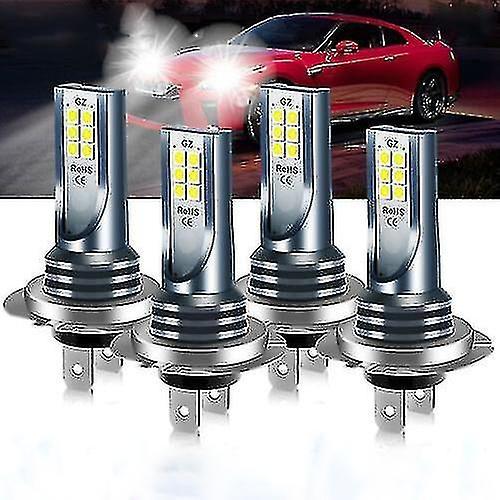 Guangzhou Yunlong Trading Co., 4x H7 LED Headlight Bulb Kit High Low Beam 220W 60000LM Super Bright 6000K White