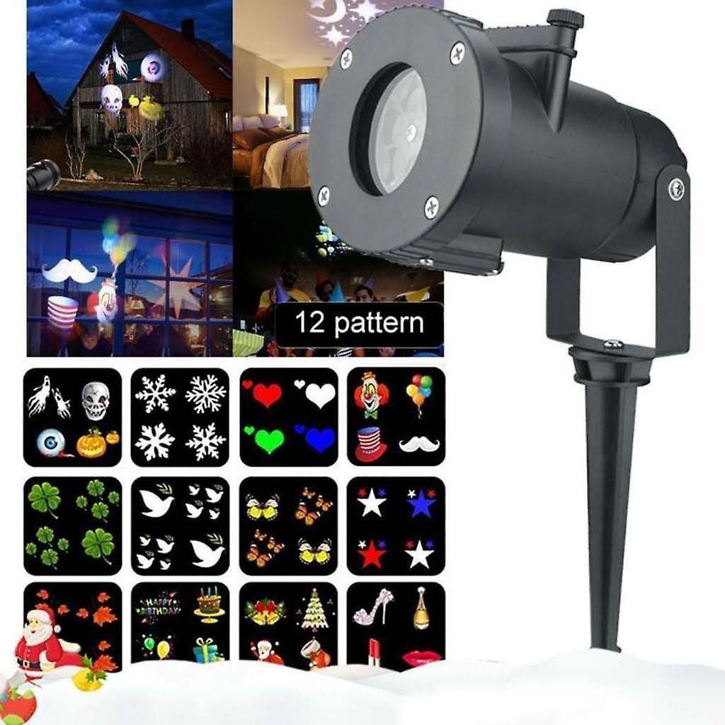 unbrand Led Projection Lamp Christmas Lights Led Projector For Christmas / Halloween Projection Lamp Waterpr