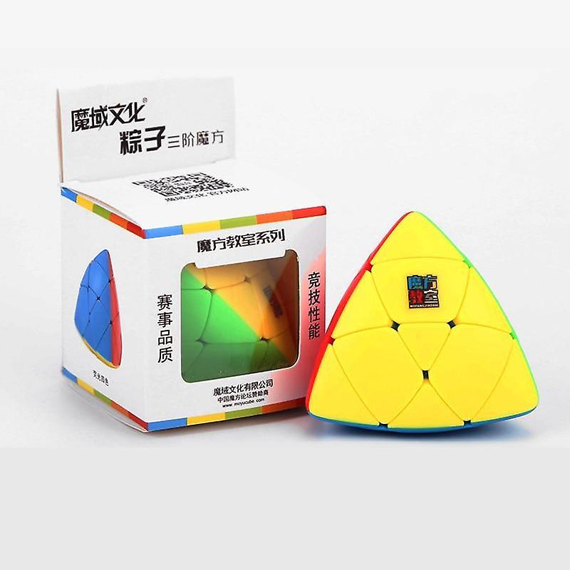 Slowmoose 3x3 Puzzle Magic Cube - Professional Pyramorphix Educational Learning Toy MoYu Rice cube