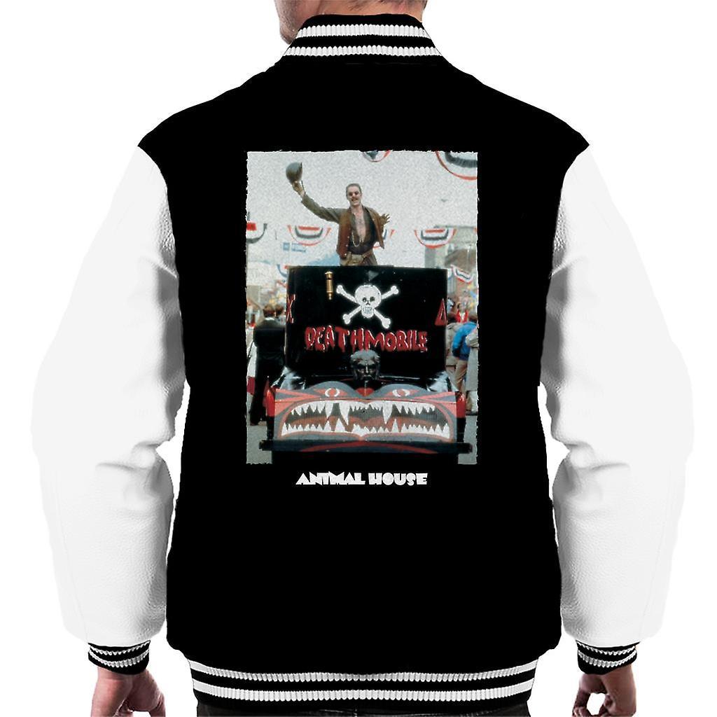 Animal House Deathmobile Parade Men's Varsity Jacket Black/White XX-Large