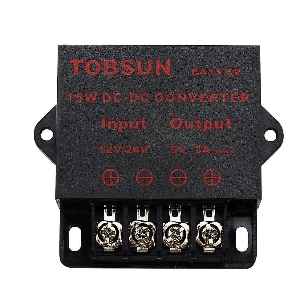 Slowmoose Dc  Transformer Converter, Step Down Buck Module Voltage Reducer For Led Tv To 5V 3A 15W