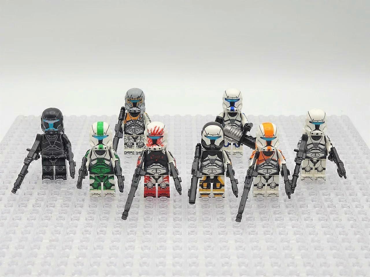 Sunvivid Star Wars Clone Commandos Custom 8 Minifigures Set