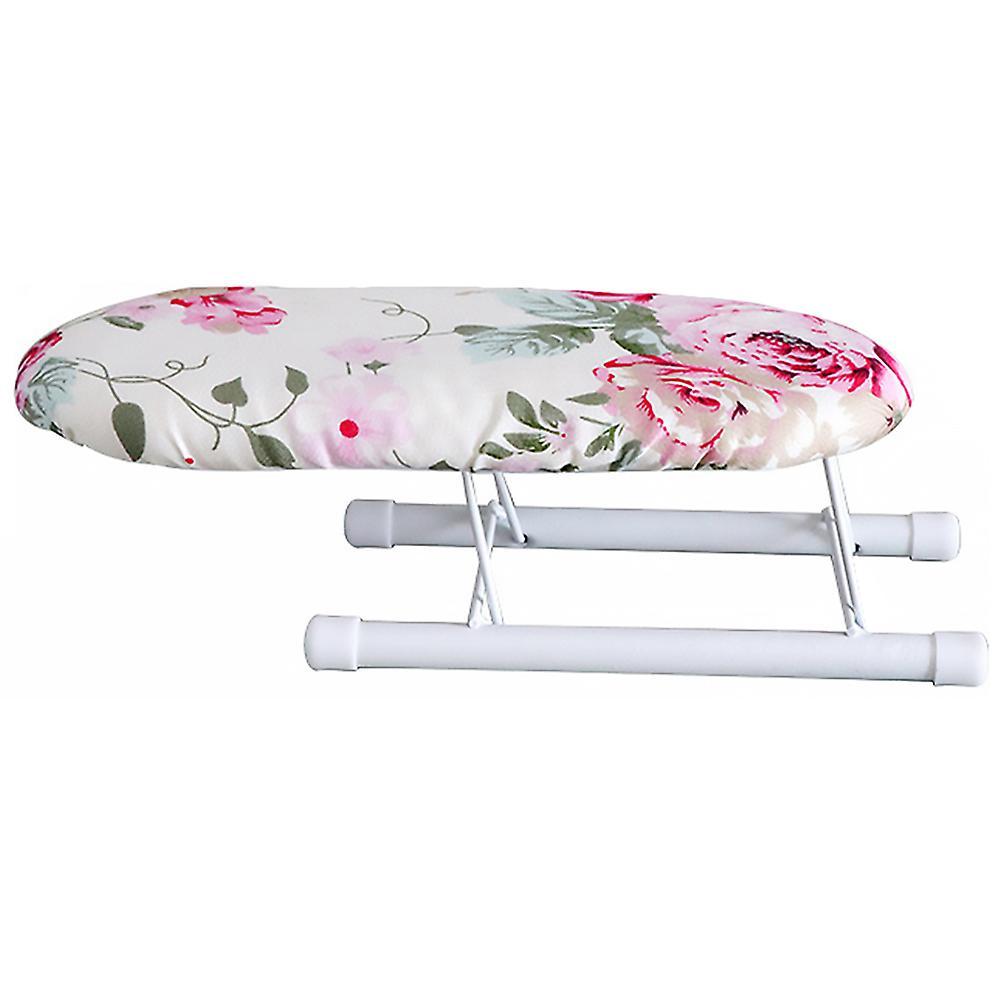 Tinksky Portable Table Iron Board Cover Mini Ironing Board Ironing Clothes Board Table Ironing Board Colorful 26x11cm