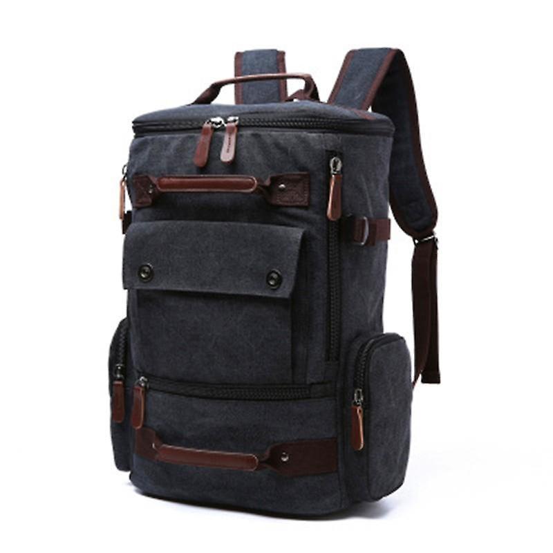 The Brands Market Korean edition fashion backpack Black