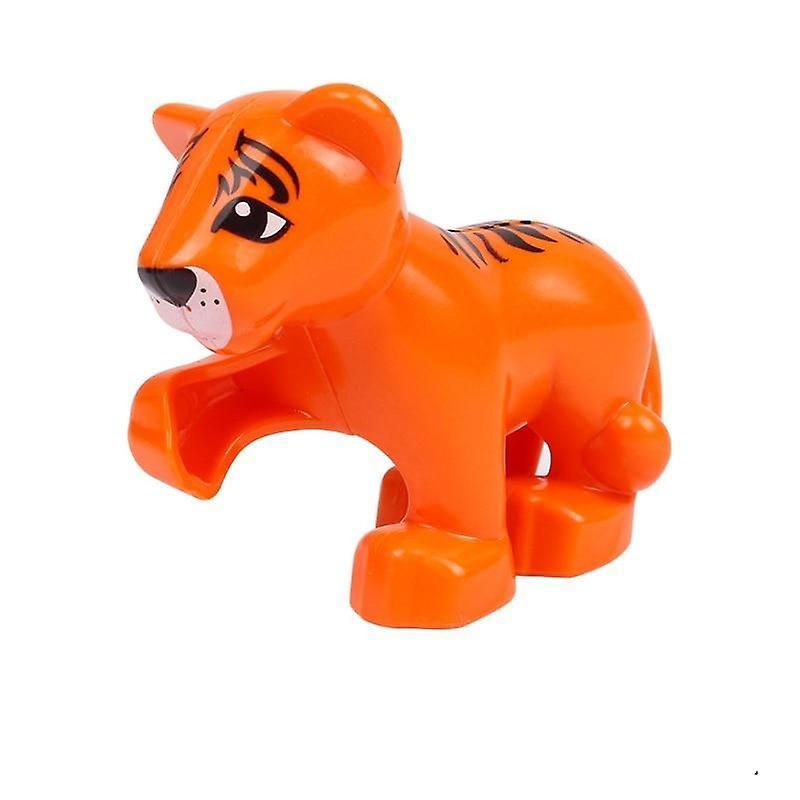 Slowmoose Building Blocks, Compatible With Duplo -animals Set Tiger cub