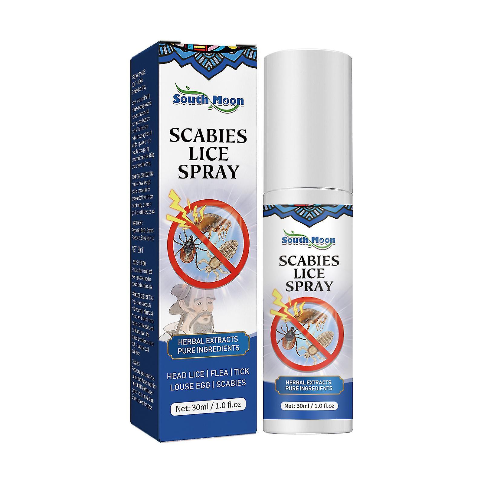 30ml Scabies Lice Removal Spray For Head Lice Removal Head Lice Removal Spray -ACGIV 3 Pcs