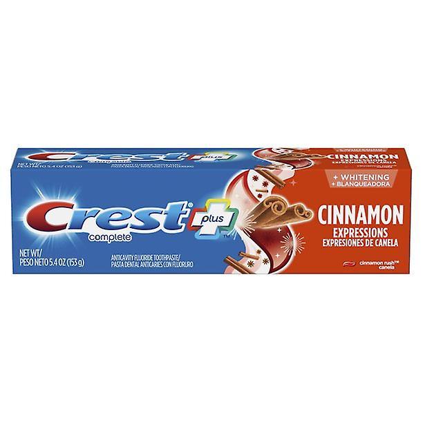 Crest complete plus cinnamon expressions toothpaste, 5.4 oz