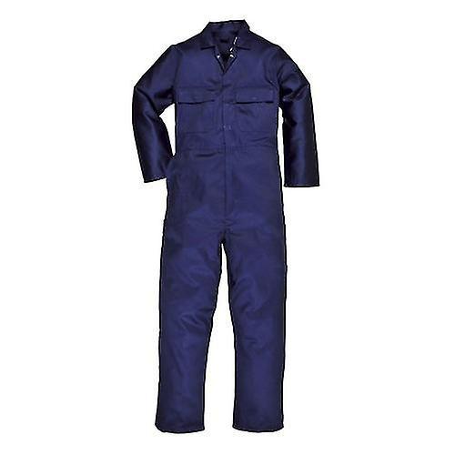 Portwest Mens Euro Work Polycotton Coverall (S999) / Workwear (Pack of 2) Bottle M x Regular