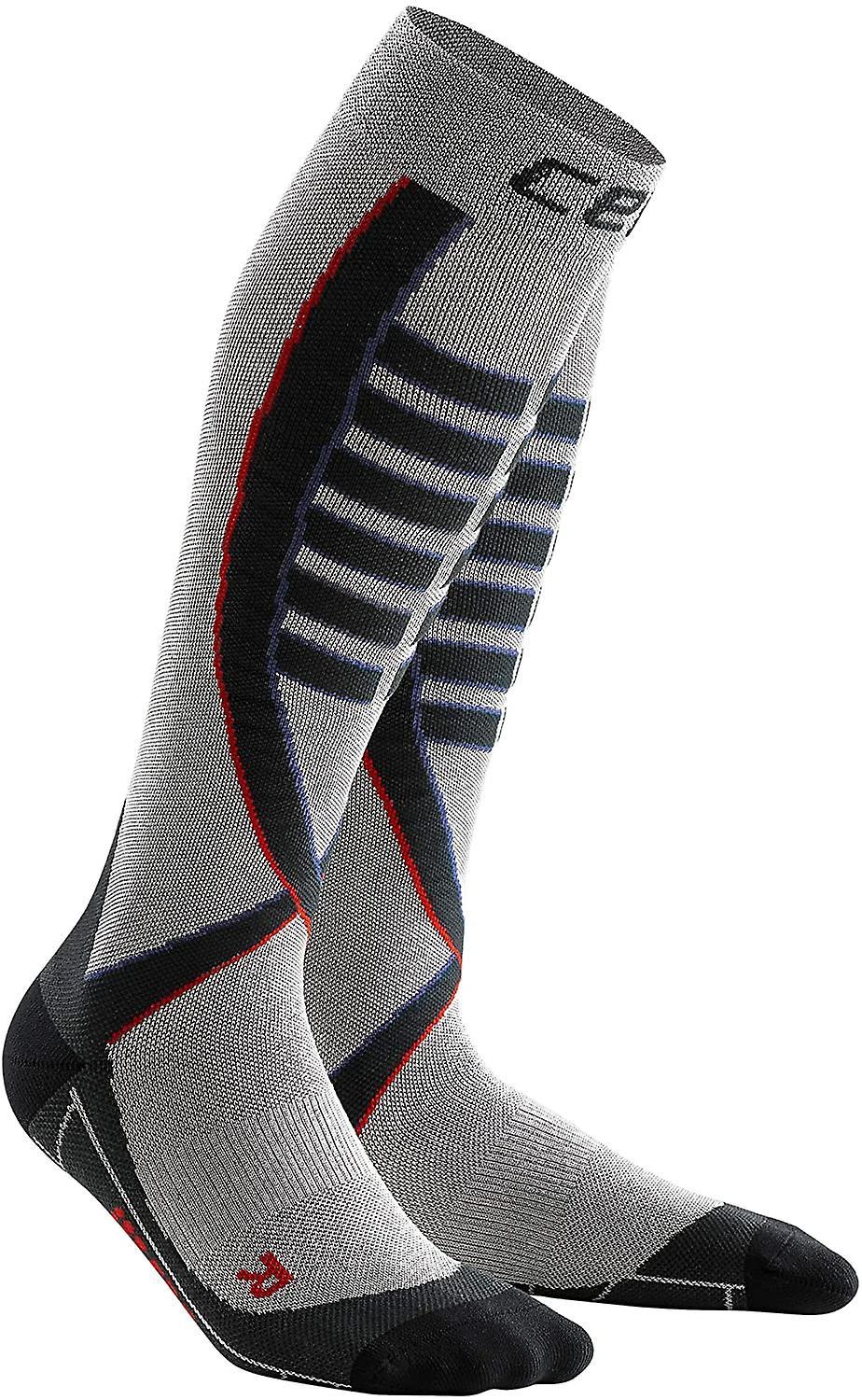 CEP Womens Obstacle Run Compression Socks Silver III