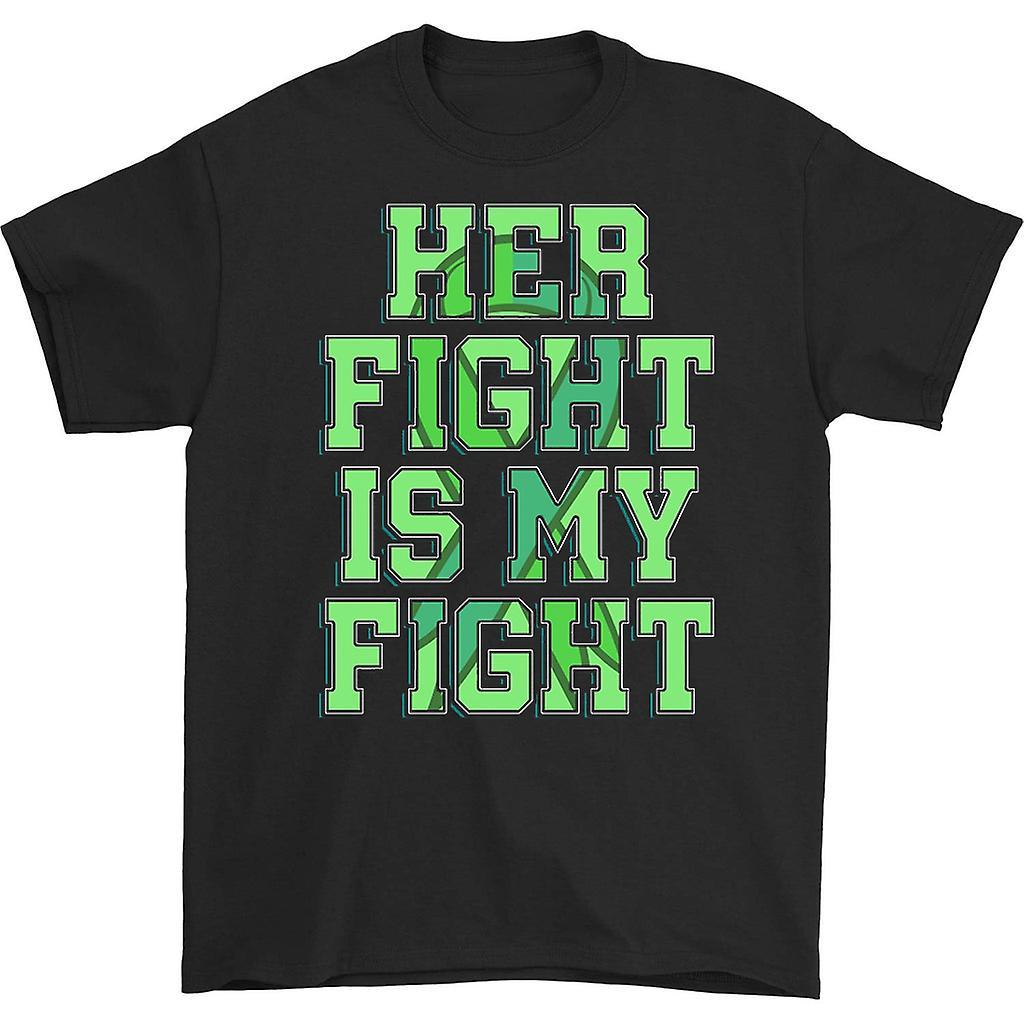 HISHARK Her Fight is My Fight T-shirt Black XL