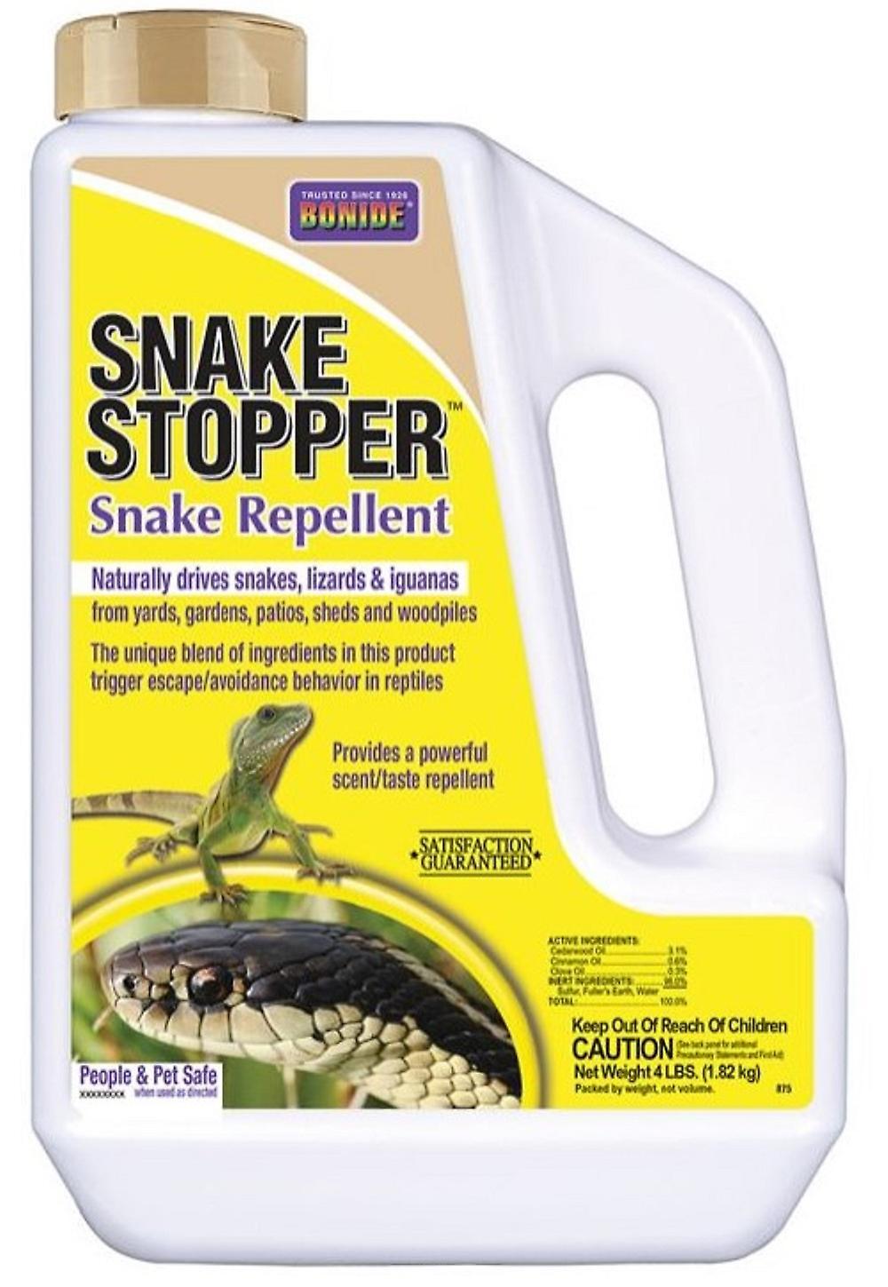 Bonide 8754 Outdoor Snake Stopper Snake Repellent 4 lb. Granules