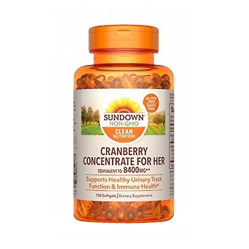 Sundown Naturals Cranberry, 150 Softgels (Pack of 1)